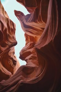 brown and black rock formation