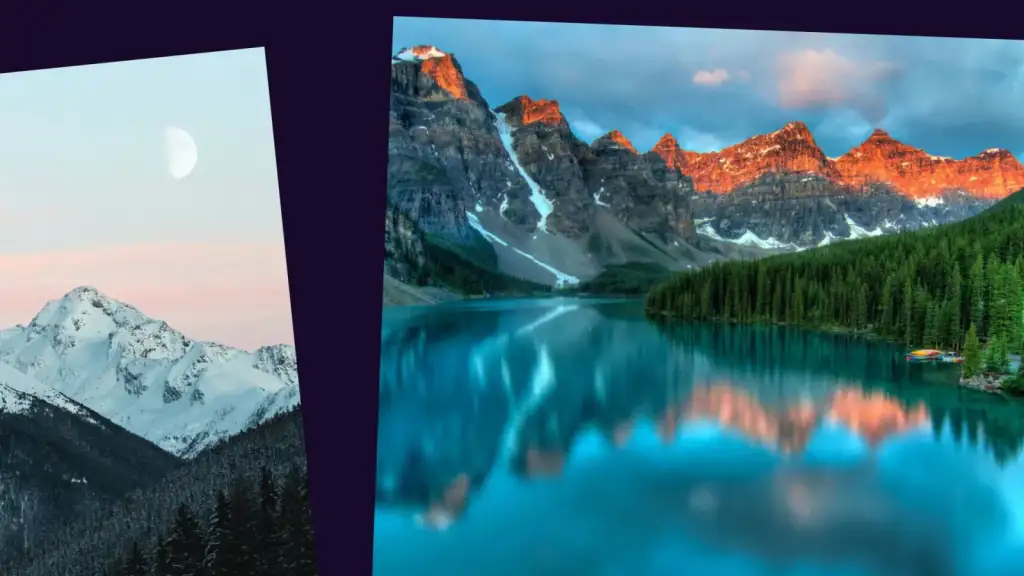 The Fan effect: the next photo swings in over the current one
