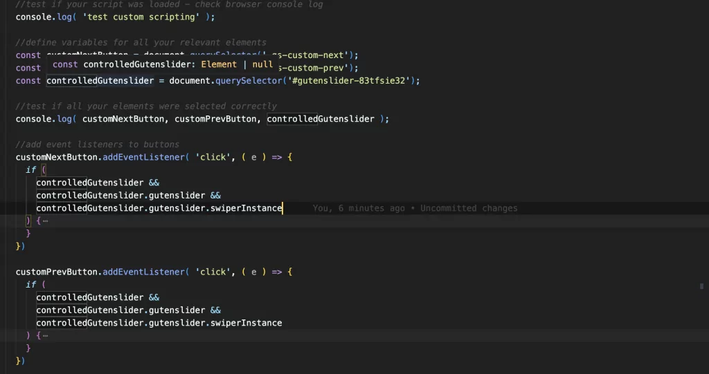 WordPress Slider custom scripting